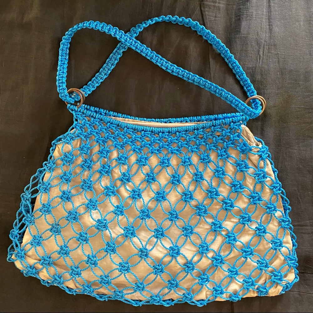 Vintage knotted Purse Shoulder Bag - Picture 2 of 3